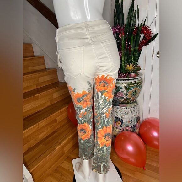 Mother Jeans Womens Mother Water For Flowers High Rise Rider Ankle - Picture 6 of 12
